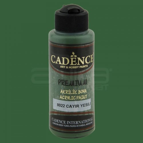 Cadence Premium Akrilik Boya 120ml 8022 Çayır Yeşili - 8022 Çayır Yeşili