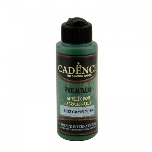 Cadence Premium Akrilik Boya 120ml 8022 Çayır Yeşili