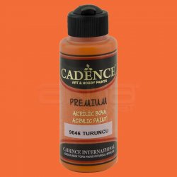 Cadence - Cadence Premium Akrilik Boya 120ml 9046 Turuncu