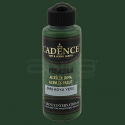 Cadence - Cadence Premium Akrilik Boya 120ml 9052 Koyu Yeşil