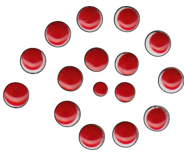 Cadence Renkli İnciler Boyutlu Boya 564 Scarlet Kırmızı 25ml - 564 Scarlet Kırmızı