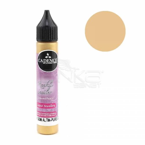Cadence Renkli İnciler Boyutlu Boya 583 Metalik Altın 25ml - 583 Metalik Altın