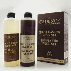 Cadence - Cadence Sıvı Plastik Resin Set A&B 500+500ml