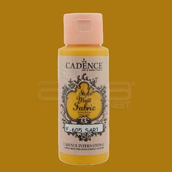 Cadence - Cadence Style Matt Fabric Kumaş Boyası 59ml 605 Sarı