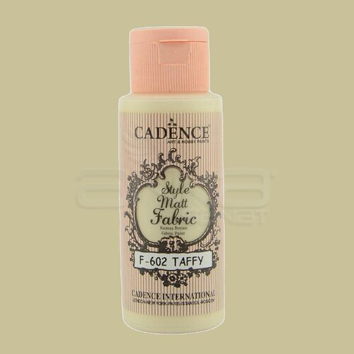 Cadence Style Matt Fabric Kumaş Boyası 59ml F602 Taffy