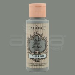Cadence - Cadence Style Matt Fabric Kumaş Boyası 59ml F629 Gri-Gray