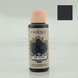Cadence Style Matt Fabric Kumaş Boyası 59ml F630 Siyah-Black - Thumbnail