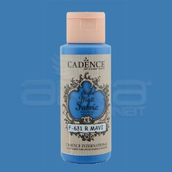 Cadence - Cadence Style Matt Fabric Kumaş Boyası 59ml F631 Royal Mavi-Royal Blue