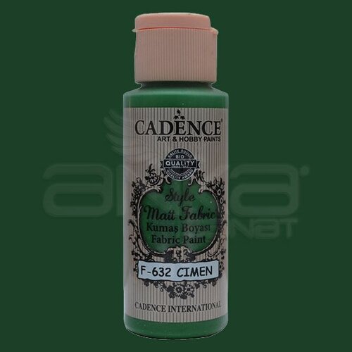 Cadence Style Matt Fabric Kumaş Boyası 59ml F632 Çimen - F632 Çimen