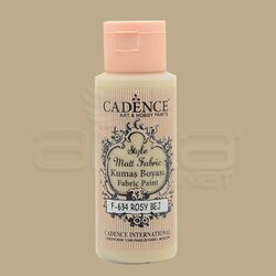 Cadence - Cadence Style Matt Fabric Kumaş Boyası 59ml F-634 ROSY BEJ 59ML