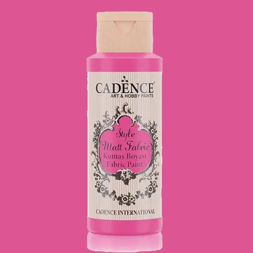 Cadence Style Matt Fabric Kumaş Boyası 59ml F652 Fosforlu Pembe Cadence Style Matt Fabric Kumaş Boyası 59ml F652 Fosforlu Pembe