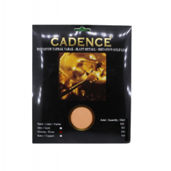 Cadence - Cadence Yaprak Varak Bakır 16x16cm