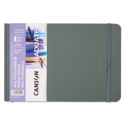 Canson - Canson Graduate Mixed Media Sert Kapak White Blok 200g 21,6x14cm 72 Yaprak