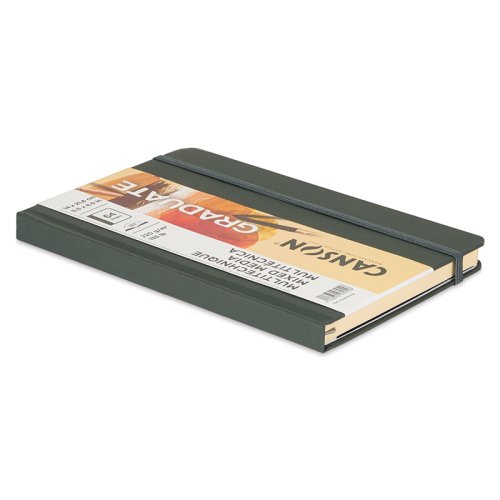 Canson Graduate Mixed Media Sert Kapak Natural Blok 220g 14x21cm 64 Yaprak
