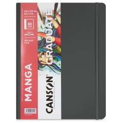Canson - Canson Graduate Manga Sert Kapak Dikey Blok 200g 80 Yaprak 21.6x27.9cm