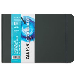 Canson - Canson Graduate Watercolor Sert Kapak Blok 250g 21,6x14cm 56 Yaprak