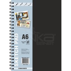 Anka Art - Can Kardeş Spiralli Sketch Pad 30 Yaprak 200g 10,5x14,8cm