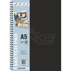 Anka Art - Can Kardeş Spiralli Sketch Pad 30 Yaprak 200g 14,8x21cm