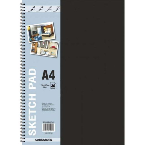 Can Kardeş Spiralli Sketch Pad 30 Yaprak 200g 21x29,7cm