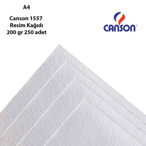 Canson 1557 Resim Kağıdı 200g 250 Adet