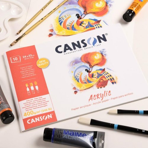 Canson Akrilik Boya Blok 400g 10 yaprak 30x40cm