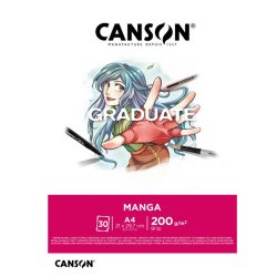 Canson - Canson Graduate Manga Pad 200g 30 Yaprak A4