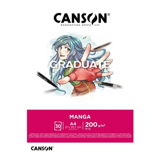Canson Graduate Manga Pad 200g 30 Yaprak A4