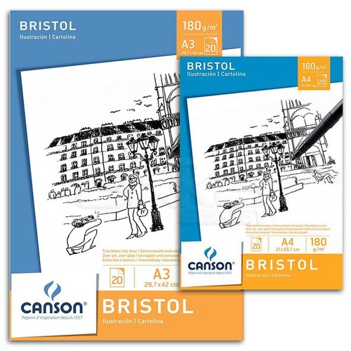 Canson Bristol Pad Bristol Çizim Defteri 180g 20 Yaprak