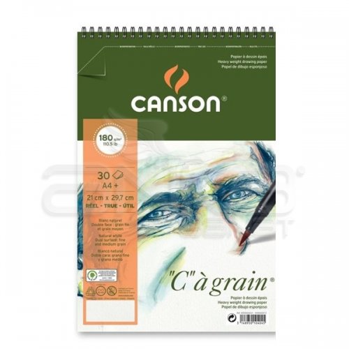 Canson CA Grain Albüm Light Grain Spiralli 180g 30 Yaprak
