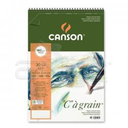 Canson CA Grain Albüm Light Grain Spiralli 180g 30 Yaprak - Thumbnail