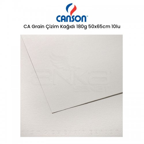 Canson CA Grain Çizim Kağıdı 180g 50x65cm 10lu