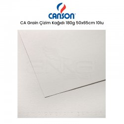 Canson - Canson CA Grain Çizim Kağıdı 180g 50x65cm 10lu