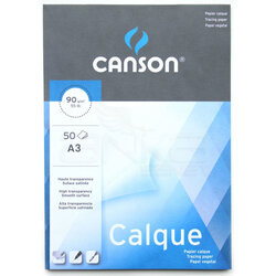 Canson Calque Tracing Paper Aydınger Bloğu 90g 50 Yaprak - Thumbnail
