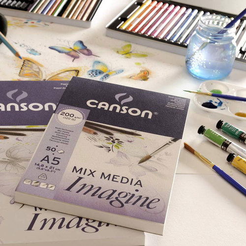 Canson Mix Media Imagine Blok 200g 50 Yaprak