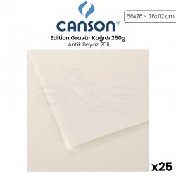 Canson - Canson Edition Gravür Kağıdı 250g Antik Beyaz 25li
