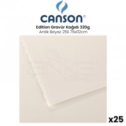 Canson - Canson Edition Gravür Kağıdı 320g Antik Beyaz 25li 76x112cm
