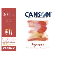 Canson Figueras Blok Yağlı Boya Kağıdı Canvas 290g 10 Yaprak 30x40cm - Thumbnail