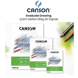 Canson Graduate Drawing Çizim Defteri 160g 30 Yaprak - Thumbnail