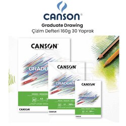 Canson - Canson Graduate Drawing Çizim Defteri 160g 30 Yaprak