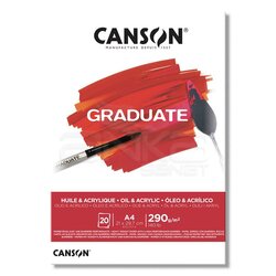 Canson Graduate Oil Acrylic Yağlı ve Akrilik Boya Blok 290g 20 Yaprak - Thumbnail