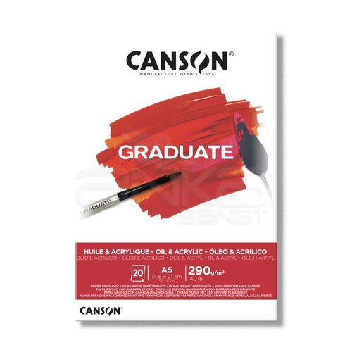 Canson Graduate Oil Acrylic Yağlı ve Akrilik Boya Blok 290g 20 Yaprak