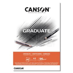 Canson Graduate Sketching Çizim Defteri 96g 40 Yaprak - Thumbnail