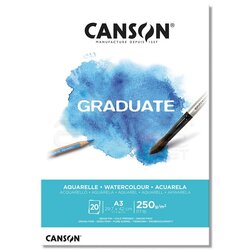 Canson - Canson Graduate Watercolour Sulu Boya Blok 250g 20 Yaprak (1)