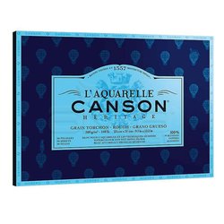 Canson - Canson LAquarelle Heritage Sulu Boya Blok 300g 12 Yaprak Rough Grain (1)
