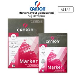 Canson - Canson Marker Layout Çizim Defteri 70g 70 Yaprak