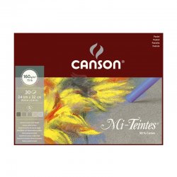 Canson Mi-Teintes Pastel Defteri Gri Tonlar 30 Yaprak 160g - Thumbnail