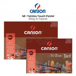 Canson Mi-Teintes Touch Pastel Defteri 12 Yaprak 350g - Thumbnail