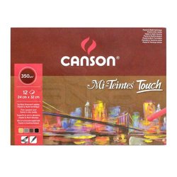 Canson Mi-Teintes Touch Pastel Defteri 12 Yaprak 350g - Thumbnail