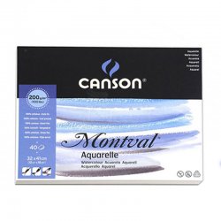 Canson - Canson Montval Watercolour Sulu Boya Blok 200g 40 Yaprak (1)