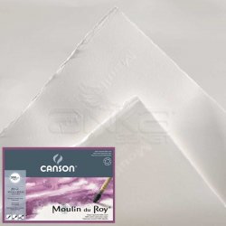 Canson - Canson Moulin du Roy Çizim Blok 300g 12 Yaprak Hot Pressed (1)